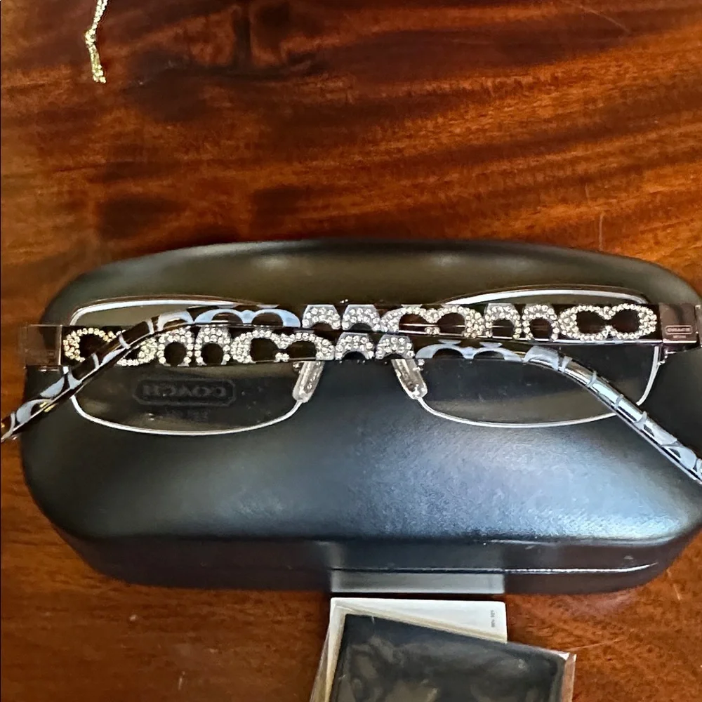 New Coach Jasmine Tortoise frames with case and cleaning cloth 52-16-135